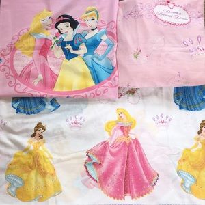 VINTAGE DISNEY PRINCESSES TWIN SIZE BEDDING SET